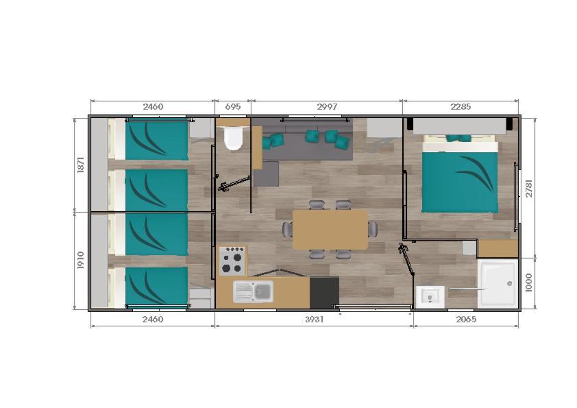 Hotel Complexe Les 4 Saisons Oust Zimmer foto